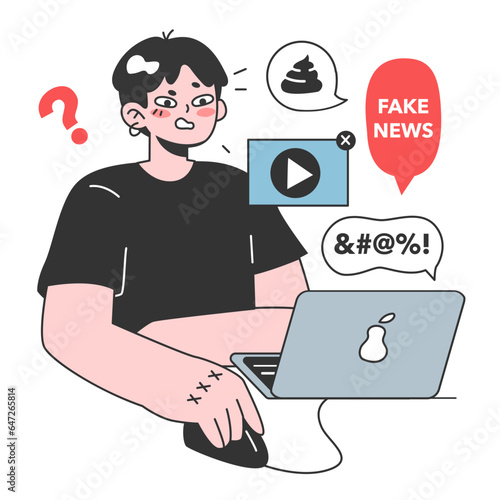 Fake news. Manipulation and control over people mind. Media influencing
