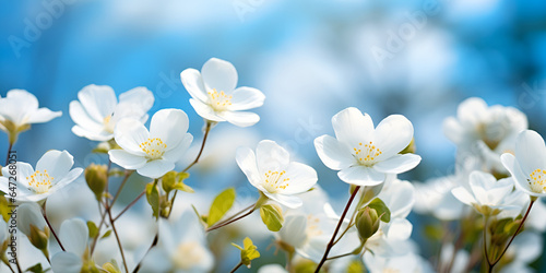 white flowers in the field