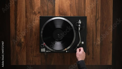 Directly above Changing the Vinyl