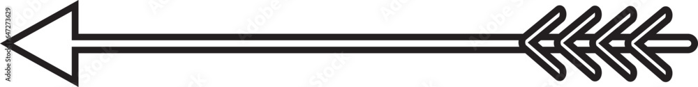 Decorative Arrow Outline Decorative Arrow Outline
