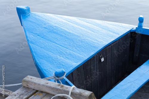 Fishing boat on the port quay.