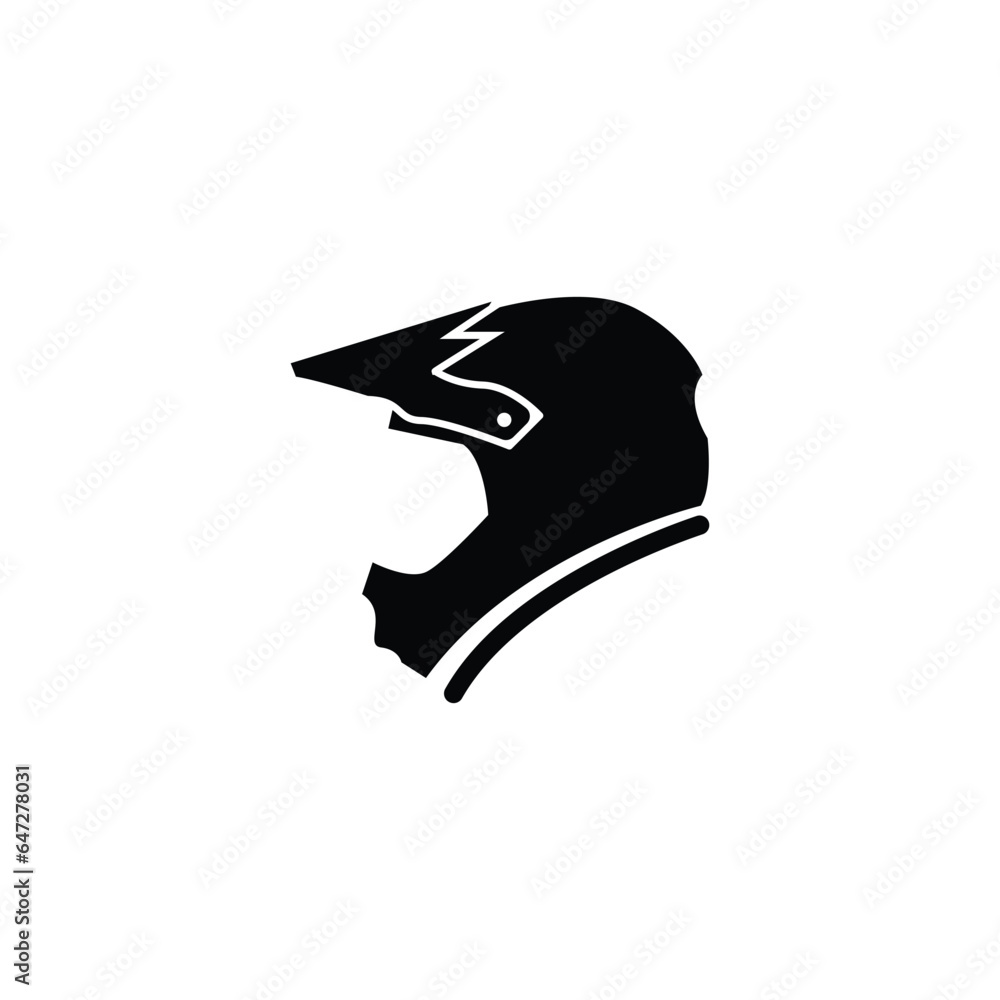 Fototapeta premium helmet logo icon