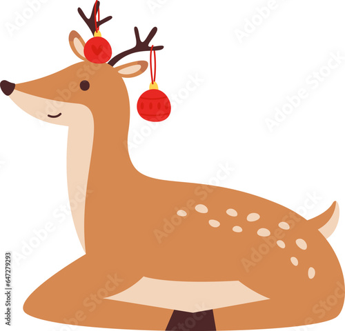 Christmas Deer With Toys