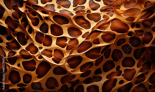 Abstract texture background imitation giraffe skin.