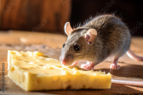 Rat with cheese