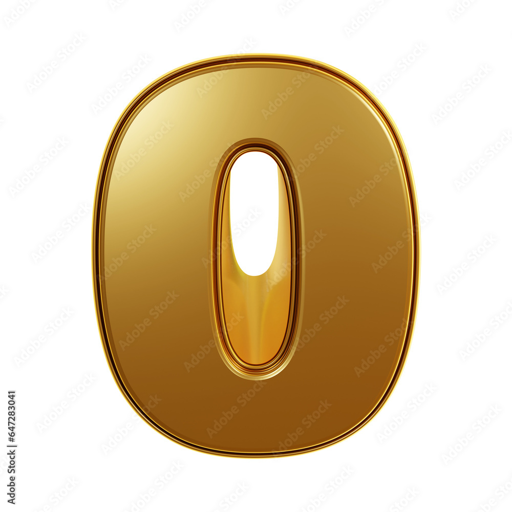Luxury golden number 0 or zero 3D rendering isolated on transparent background for Celebration banner, social media, poster etc Luxury golden number 0 or zero 3D rendering isolated on transparent background for Celebration banner, social media, poster etc