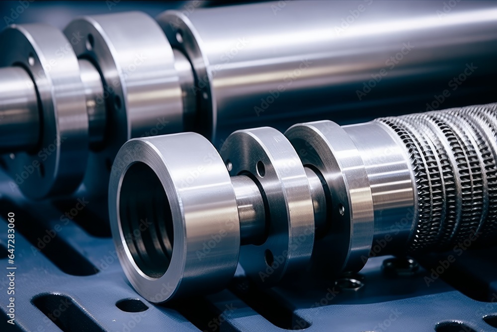 Foto de Couplings for tubing. thread on the couplings. Pumped ...