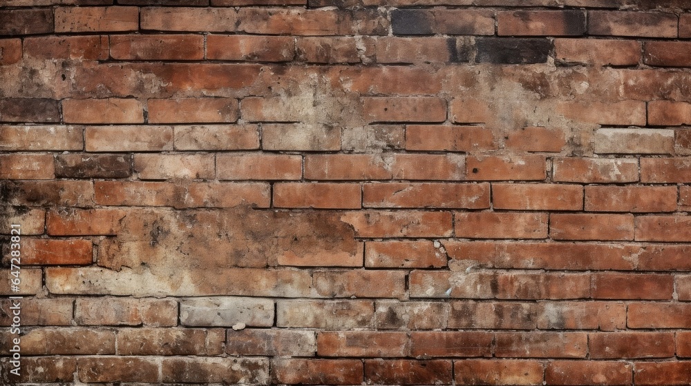 Old red brick wall background, abstract texture pattern backdrop Old red brick wall background, abstract texture pattern backdrop