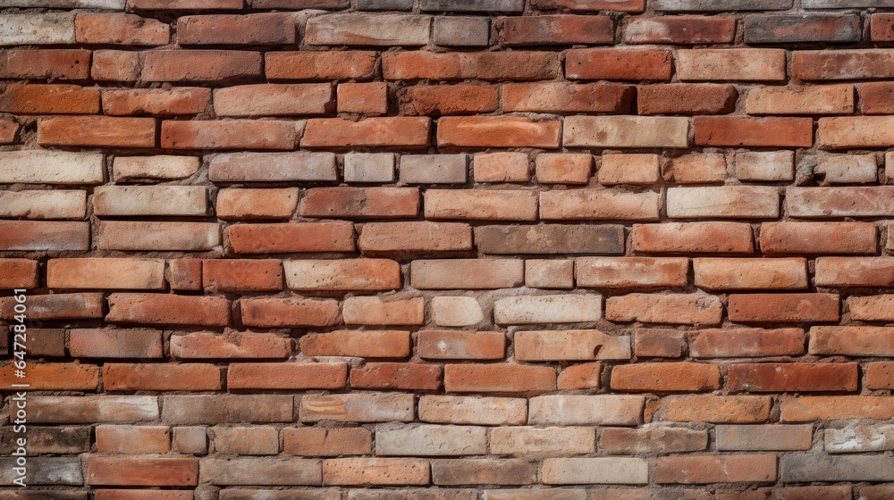Old red brick wall background, abstract texture pattern backdrop Old red brick wall background, abstract texture pattern backdrop