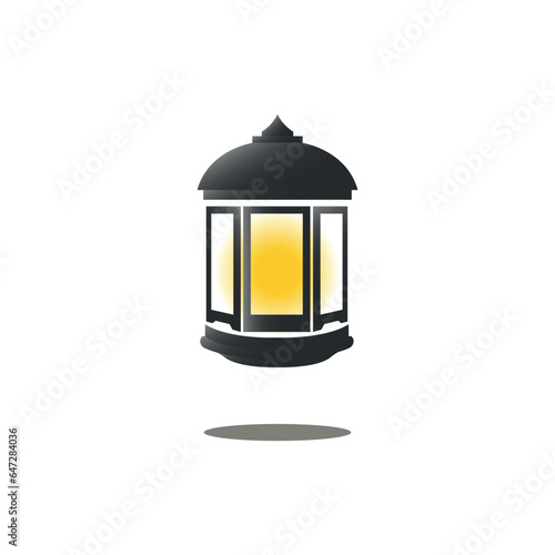 Wallpaper Mural Icon Lantern Design Vector Illustration, Streetlamp logo Torontodigital.ca