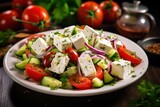 A delicious and refreshing salad made with crisp cucumbers and ripe tomatoes. Perfect for a light and healthy meal or as a side dish for any occasion.