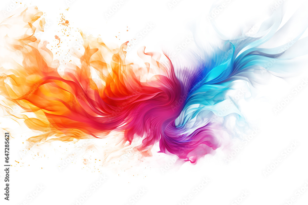 Obraz premium smoke colourful