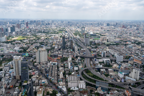 View the Cityscape and Buildings of Bangkok in Thailand Asia © Willi