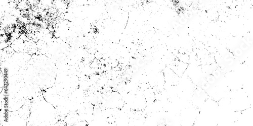 Grunge texture black and white background. Abstract monochrome pattern dust messy background. vintage dust grunge texture on isolated white background. © Alibuss
