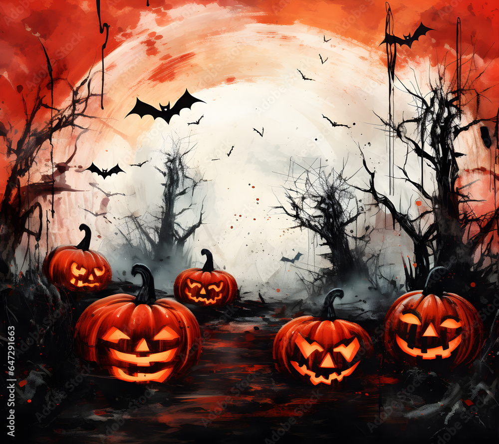 halloween background with pumpkin halloween background with pumpkin