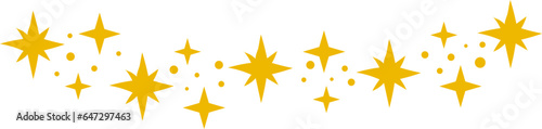 Christmas Stars Garland