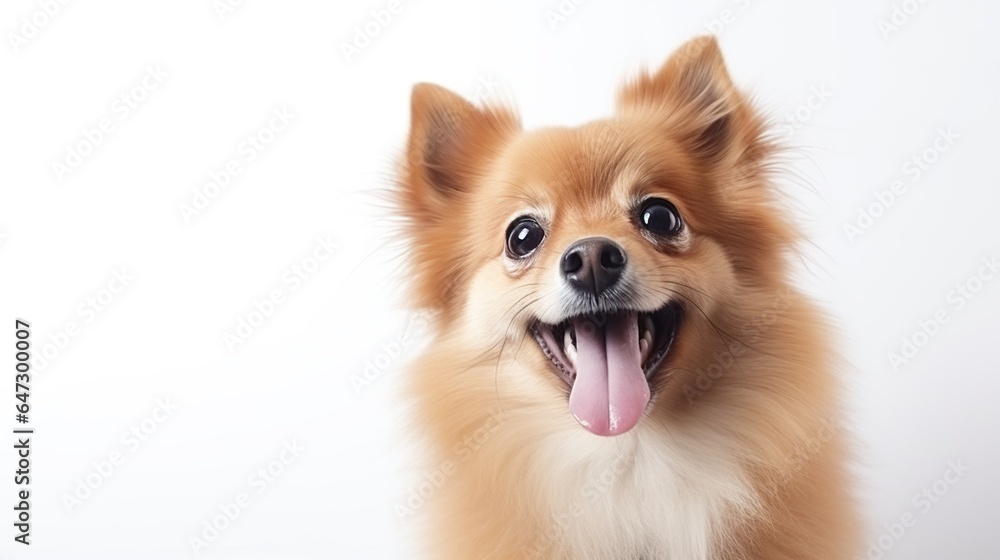 Funny dog pets animal. AI generated image