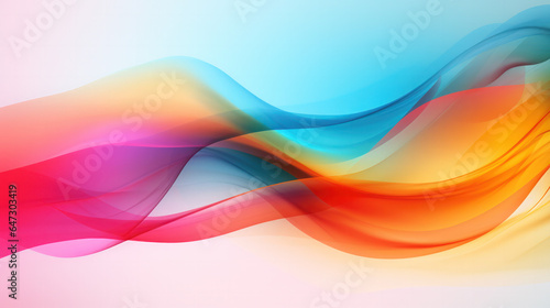 Radiant Multicolor Waves: Artistic Screen Displays and Visual Presentations Bursting with Colorful Creativity © raulince