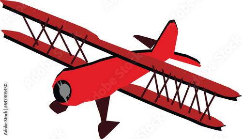 biplane with banner