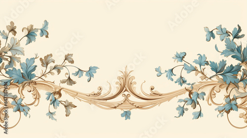 Decorative border with copy space
