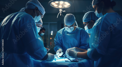 doctors performing in an operating room