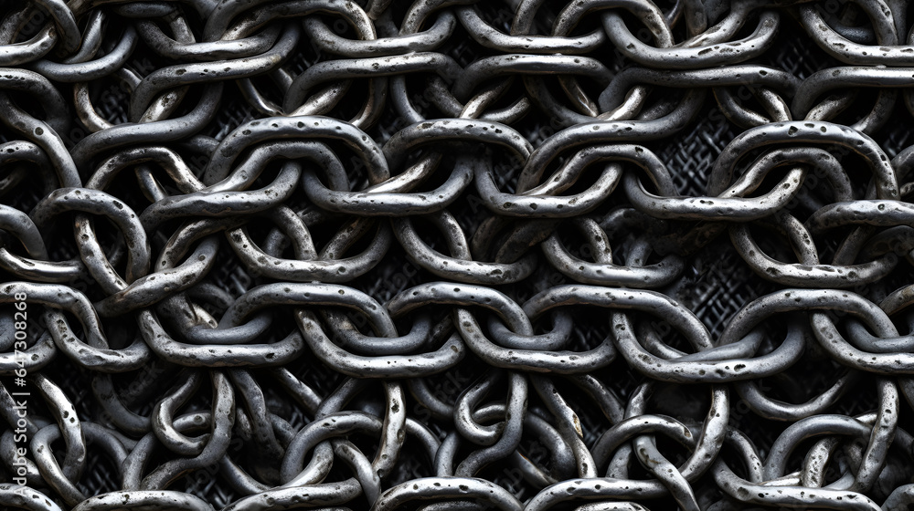 Seamless Tile - Chainmail Chain Mail Armor, Macro, Repeating - Generative AI Seamless Tile - Chainmail Chain Mail Armor, Macro, Repeating - Generative AI