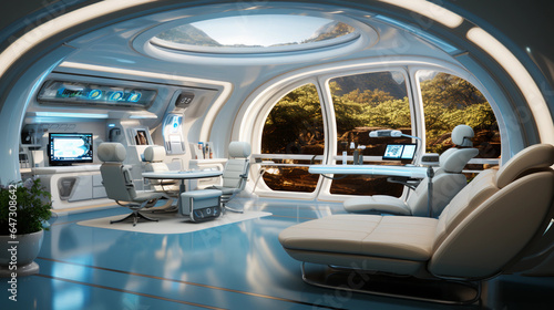 A futuristic doctor's office © Vincent