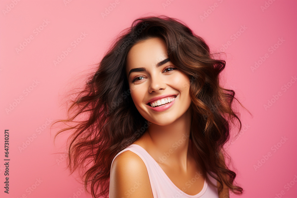 Woman portrait made with Generative AI technology Woman portrait made with Generative AI technology