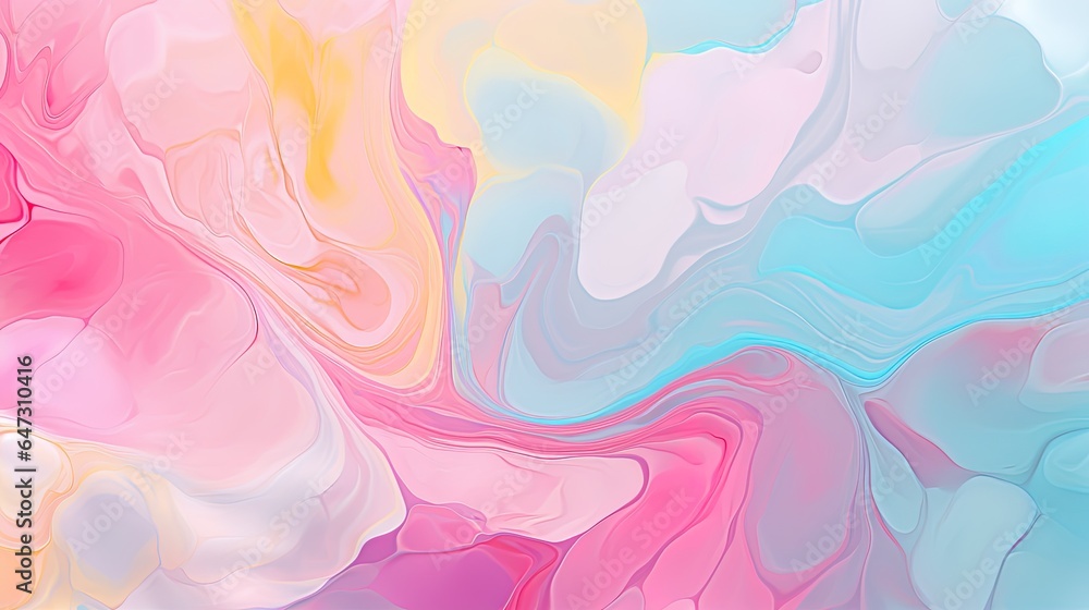 Liquid stains of delicate shades of paint. Generation AI Liquid stains of delicate shades of paint. Generation AI