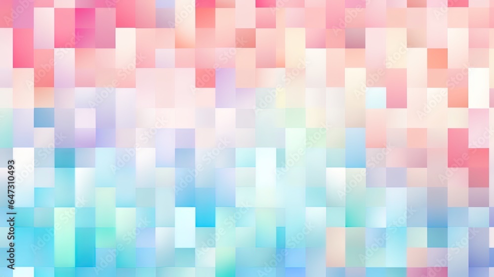 Abstract multi-colored background with cubes. Generation AI