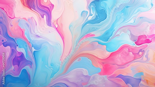 Liquid stains of delicate shades of paint. Generation AI