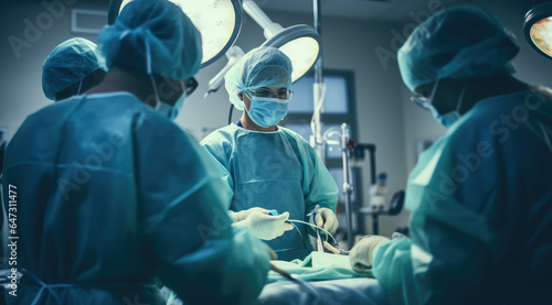 doctors performing in an operating room