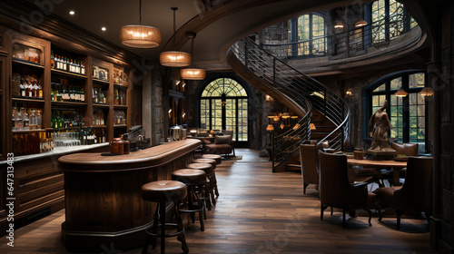Ai Designed Luxury Bar and Tasting Rooms, Designed with multiple AI technologies. 