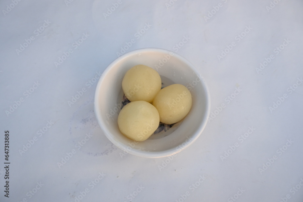 Indian Sweets Rasgulla.
This sweet originated in West Bengal, India. Other names for the dish include, Rasagulla, Rossogolla, Roshogolla, Rasagola, Rasagolla. Most popular sweet of all over India. Indian Sweets Rasgulla.
This sweet originated in West Bengal, India. Other names for the dish include, Rasagulla, Rossogolla, Roshogolla, Rasagola, Rasagolla. Most popular sweet of all over India.