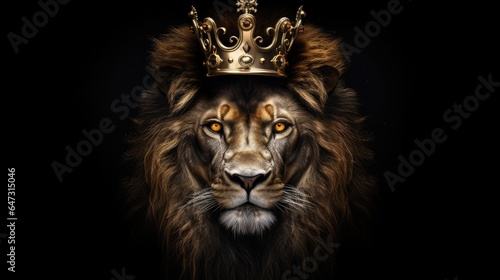lion king of beasts on a black background © Сергей Безрученко
