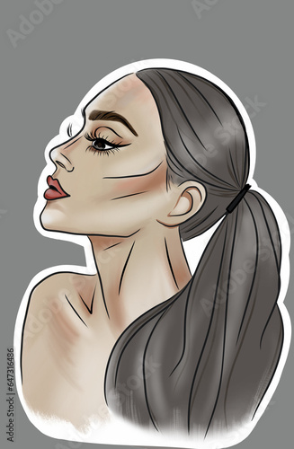 Portrait of a person, Fashion girl