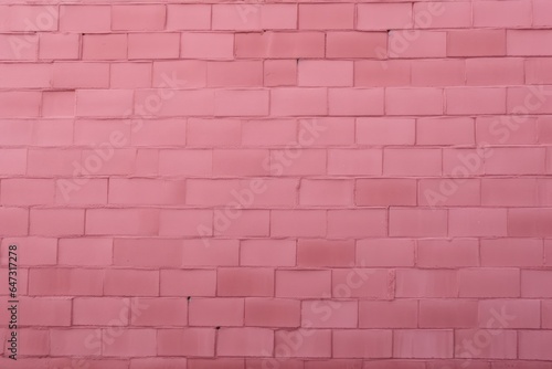 Pink brick wall background. Generative AI