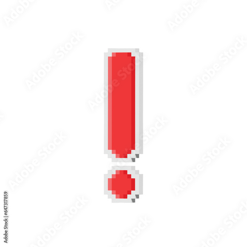 exclamation mark 8 bit
