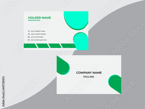 corporate business card special design for personal identity