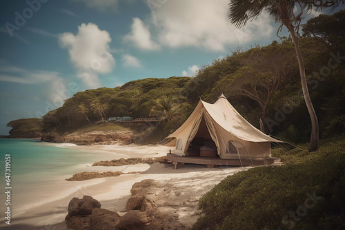 Paradise Found  Experience Ultimate Luxury Glamping on the Stunning Shores of the Caribbean 