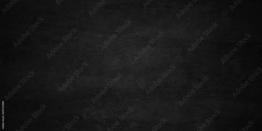 Modern Black texture chalk board and black board background. stone concrete texture grunge backdrop background anthracite panorama. Panorama dark grey black slate background or texture.