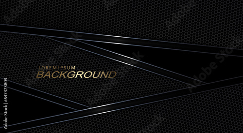 A dark background with a textured mesh frame in a metallic shade with a border.