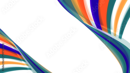 Colorful Speed Lines Background. Spectrum effect with clean and minimal looking Design. Clean Corner position design art for Generic Branding.