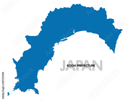 高知県の地図 日本