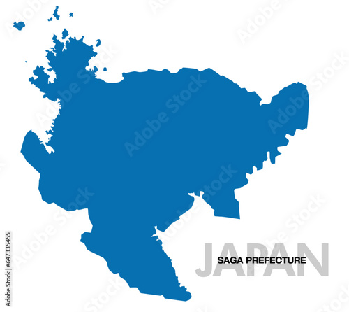 佐賀県の地図 日本