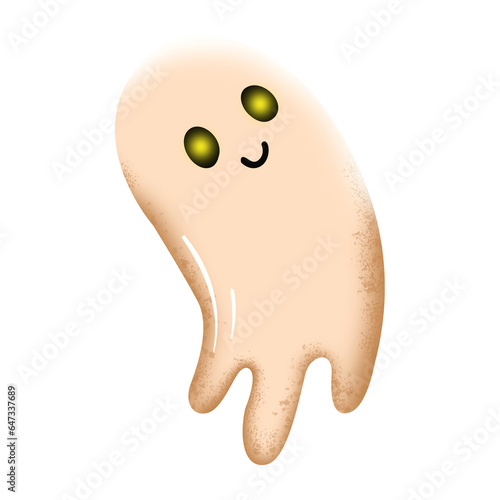 ghost happy halloween illustration photo