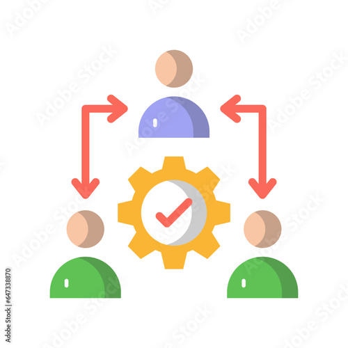  Team management Vector Icon 

