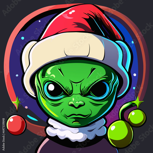alien santa claus