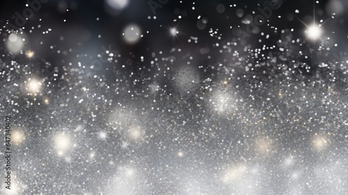 Silver and white glitter texture christmas abstract background