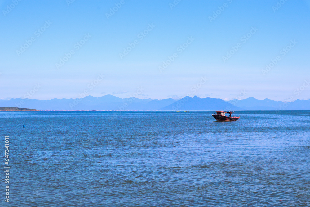 boat at sea